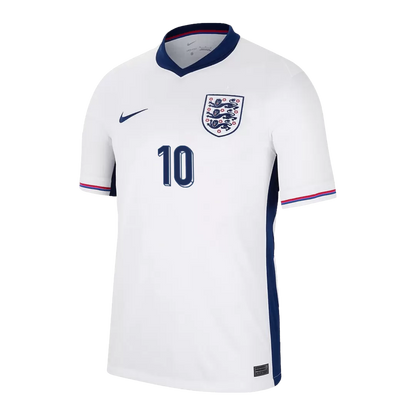 BELLINGHAM #10 England Home Soccer Jersey Euro 2024