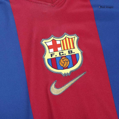 Retro 1998/99 Barcelona Home Soccer Jersey