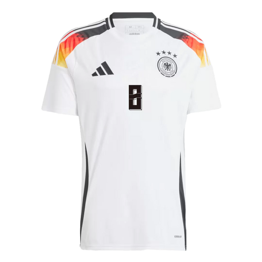 KROOS #8 Germany Home Soccer Jersey Euro 2024