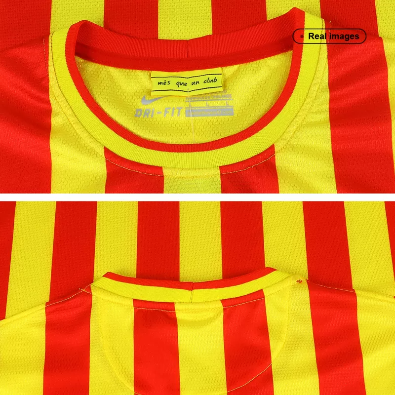 Retro 2013/14 Barcelona Away Soccer Jersey