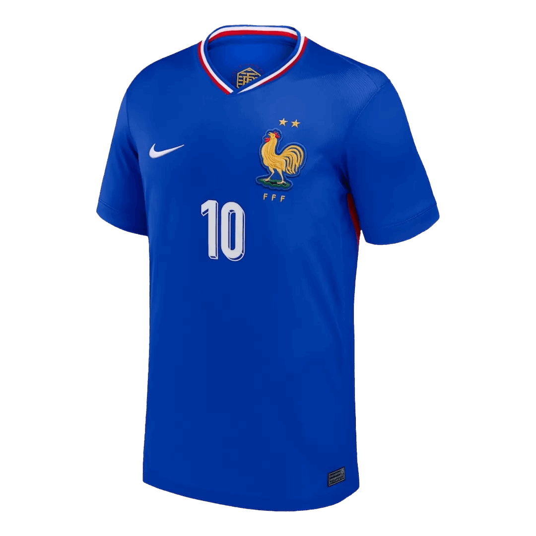 MBAPPE #10 France Home Soccer Jersey Euro 2024