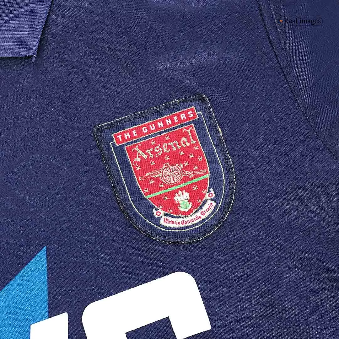Retro 1995/96 Arsenal Away Long Sleeve Soccer Jersey