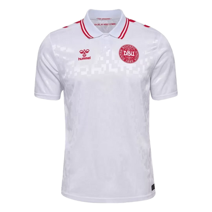 Denmark Away Soccer Jersey Euro 2024