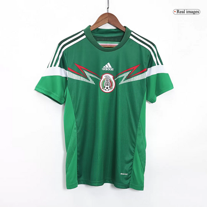 Retro 2014 Mexico Home Soccer Jersey