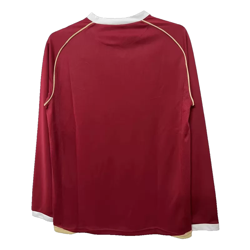 Retro 2006/07 Manchester United Home Long Sleeve Soccer Jersey