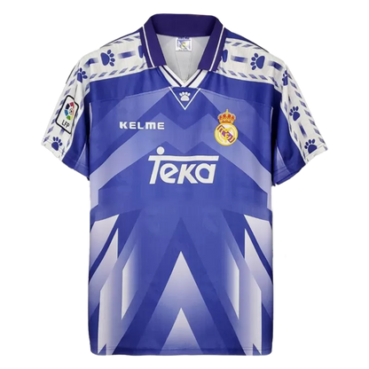 Retro 1996/97 Real Madrid Away Soccer Jersey