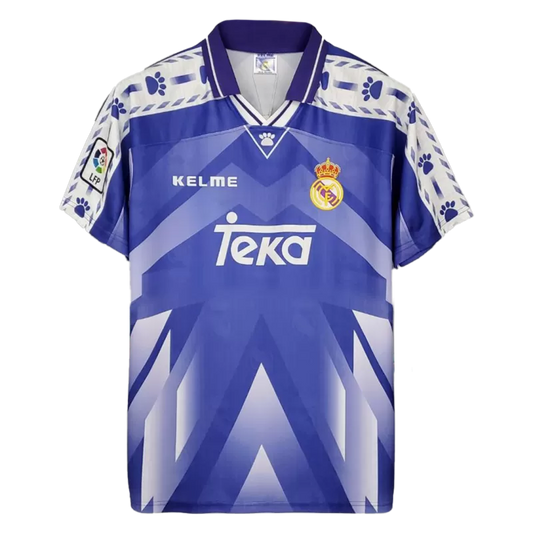 Retro 1996/97 Real Madrid Away Soccer Jersey