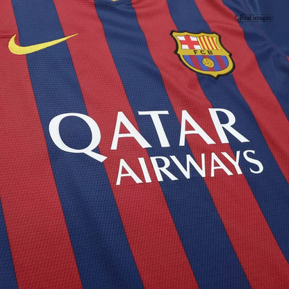 Retro 2013/14 Barcelona Home Soccer Jersey