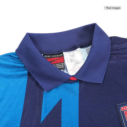 Retro 1995/96 Arsenal Away Long Sleeve Soccer Jersey
