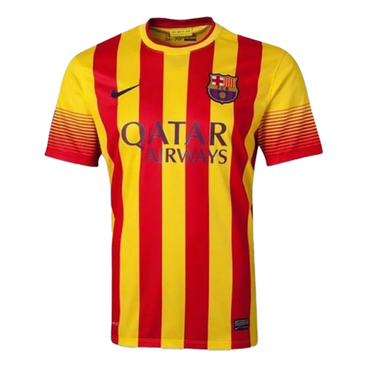 Retro 2013/14 Barcelona Away Soccer Jersey