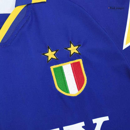 Retro 1995/96 Juventus Away Short Sleeve Soccer Jersey