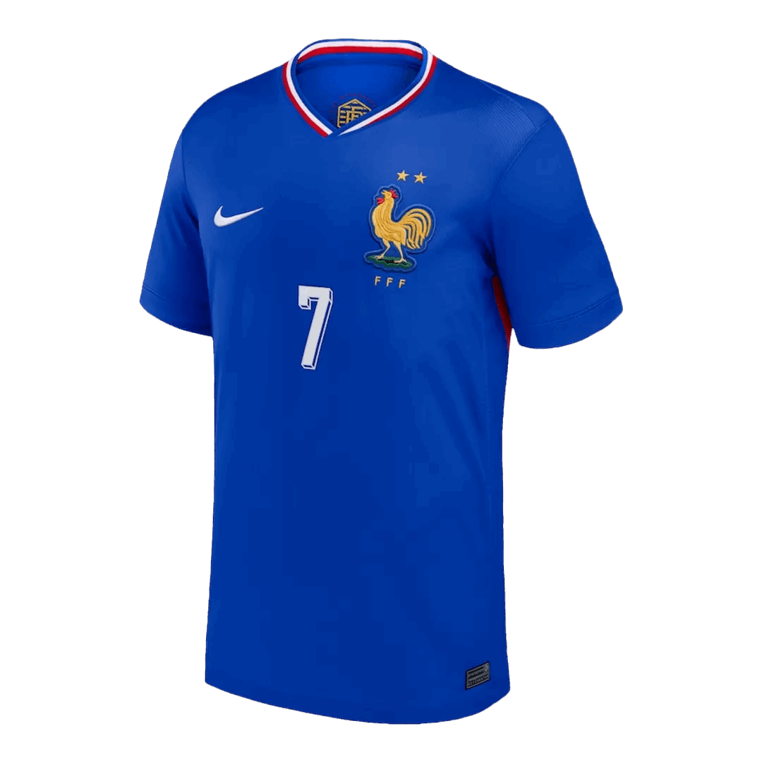 GRIEZMANN #7 France Home Soccer Jersey Euro 2024