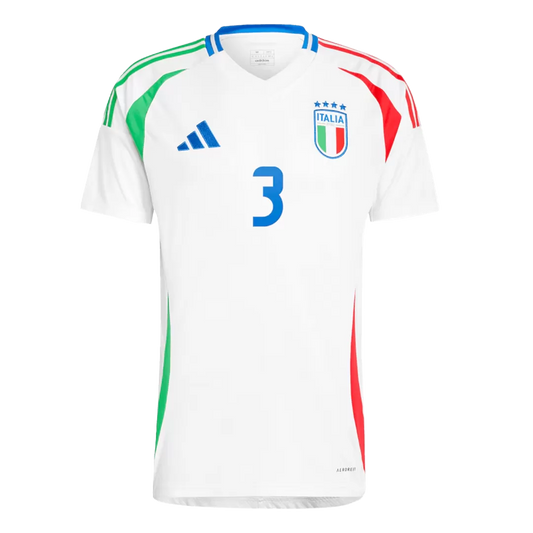 DIMARCO #3 Italy Away Soccer Jersey Euro 2024