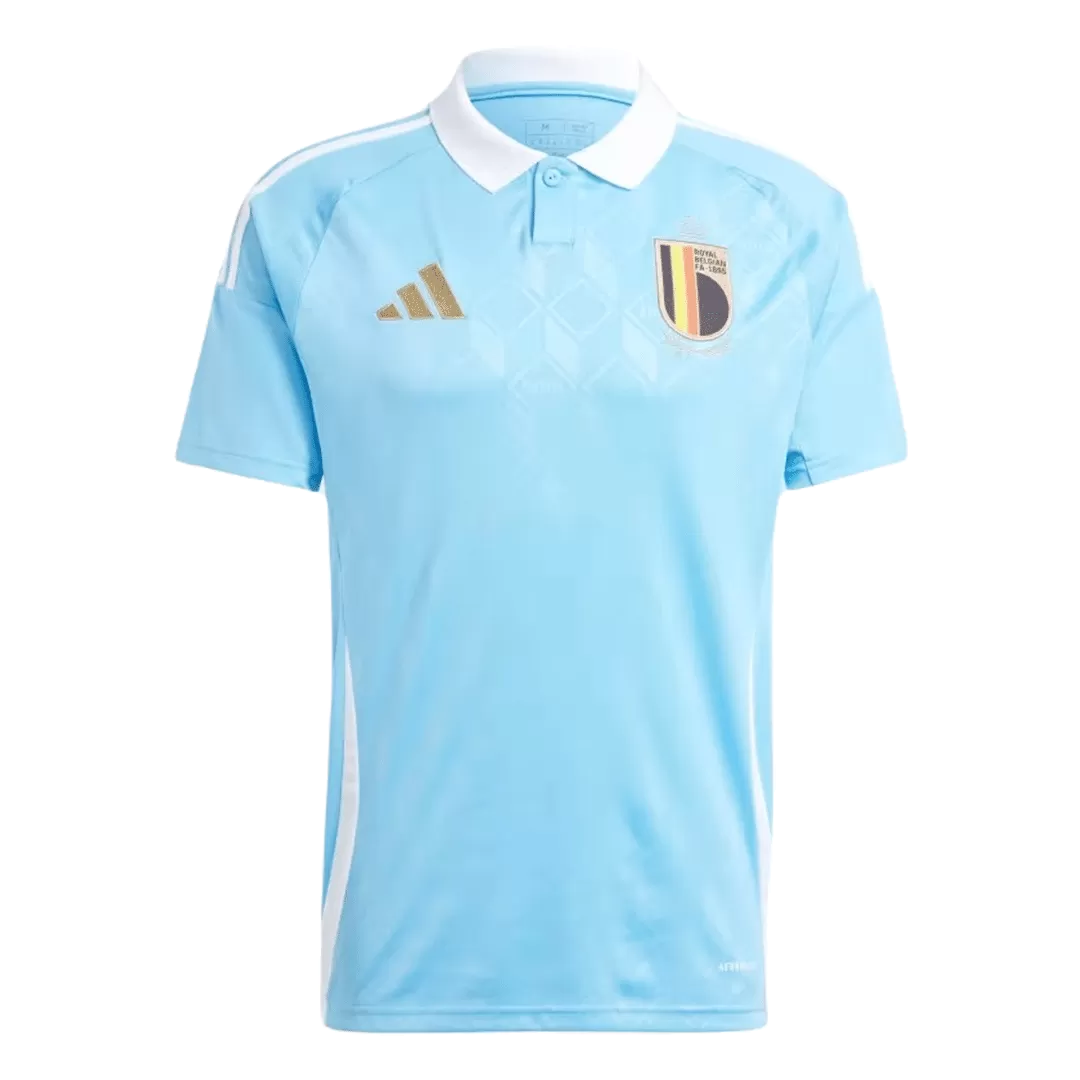 DE BRUYNE #7 Belgium Away Soccer Jersey Euro 2024