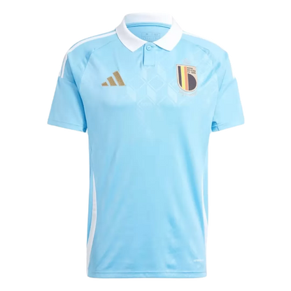DE BRUYNE #7 Belgium Away Soccer Jersey Euro 2024