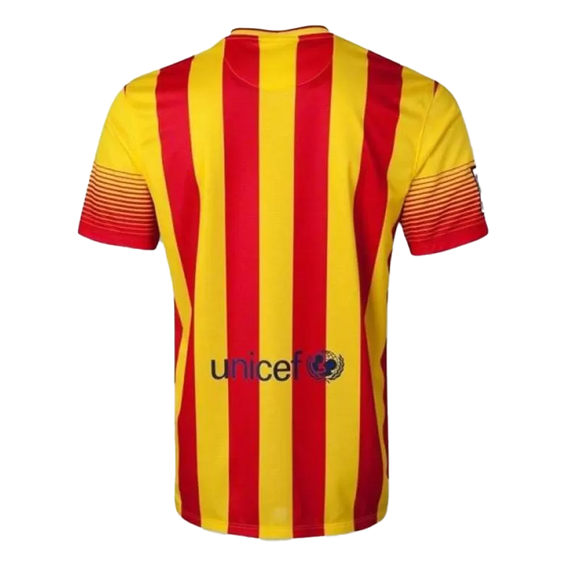 Retro 2013/14 Barcelona Away Soccer Jersey