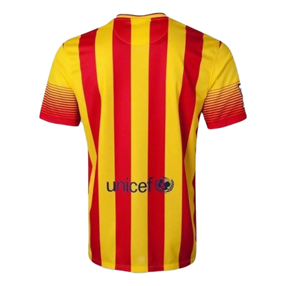 Retro 2013/14 Barcelona Away Soccer Jersey