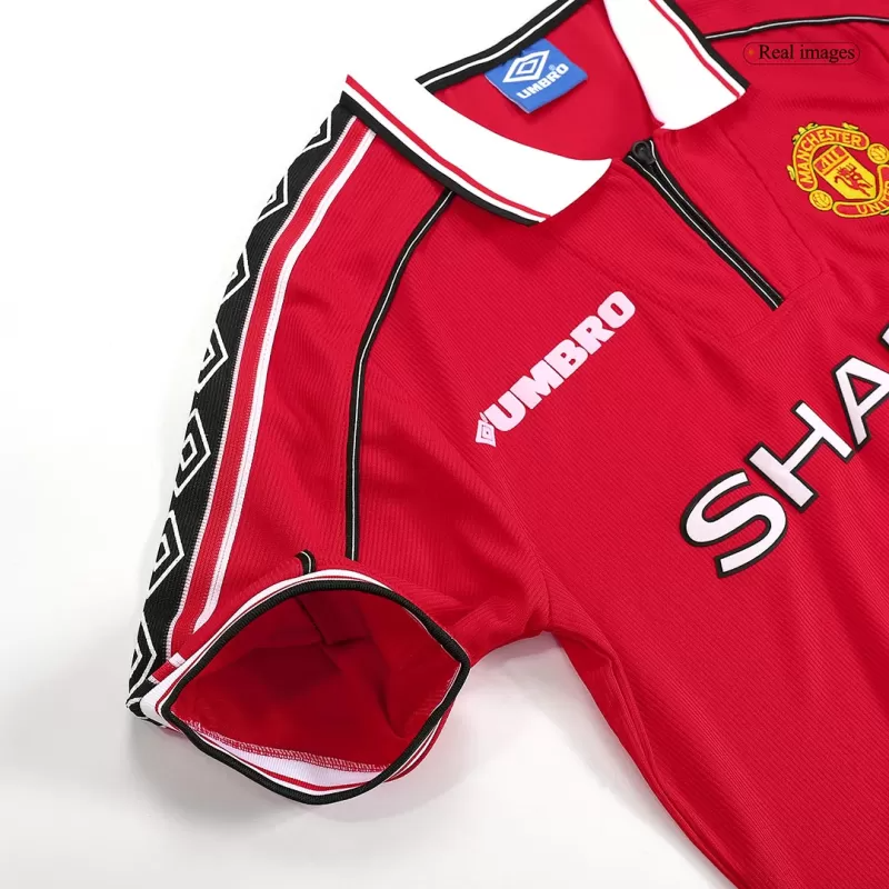 Retro 98/00 Manchester United Home Soccer Jersey