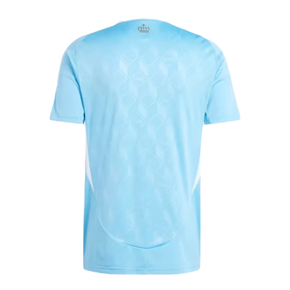 DE BRUYNE #7 Belgium Away Soccer Jersey Euro 2024