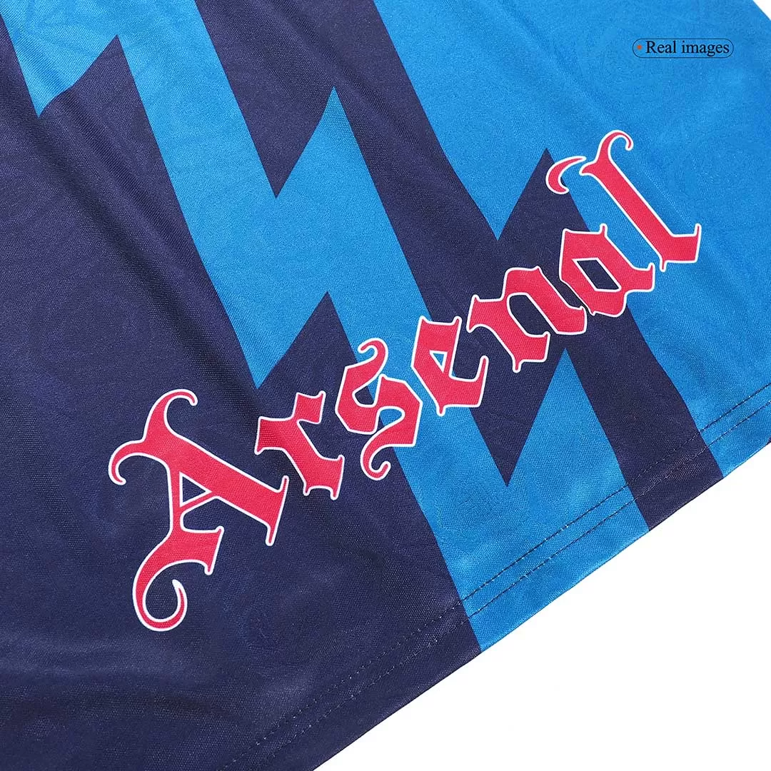 Retro 1995/96 Arsenal Away Long Sleeve Soccer Jersey
