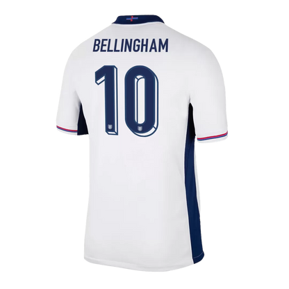 BELLINGHAM #10 England Home Soccer Jersey Euro 2024