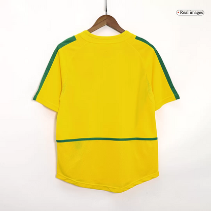 Retro 2002/03 Brazil Home Soccer Jersey
