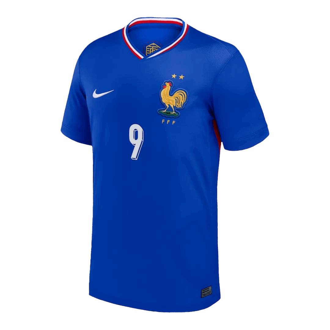 GIROUD #9 France Home Soccer Jersey Euro 2024