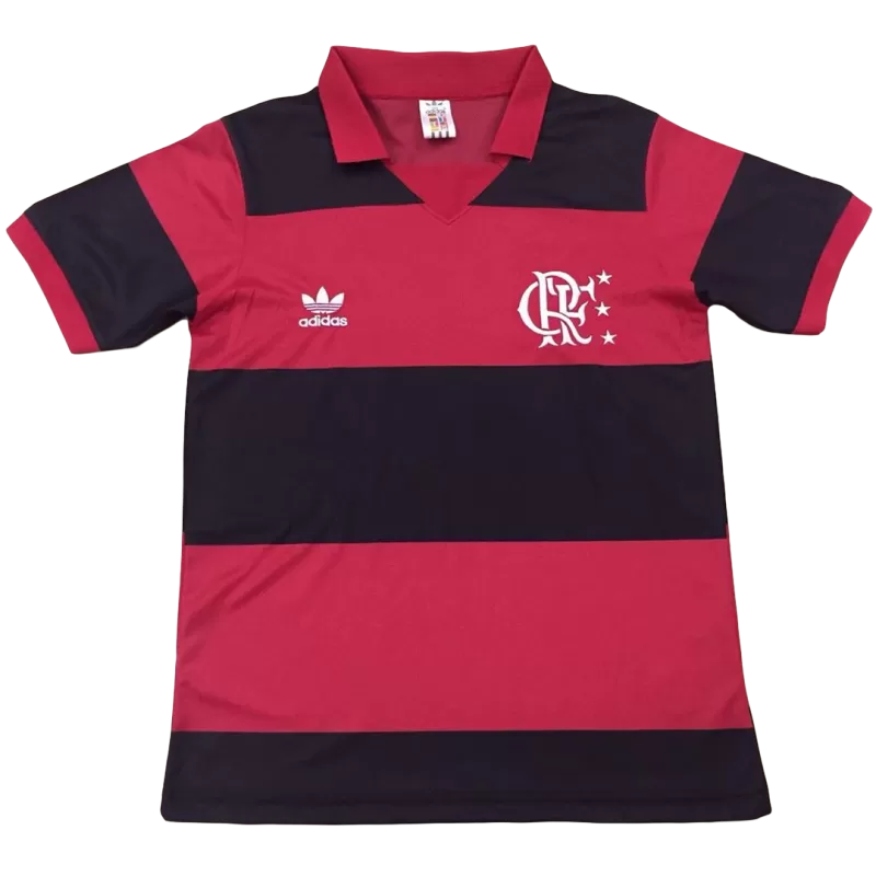 Retro 1982 CR Flamengo Home Soccer Jersey