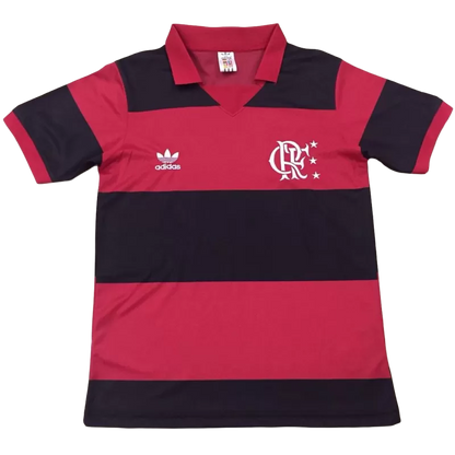 Retro 1982 CR Flamengo Home Soccer Jersey