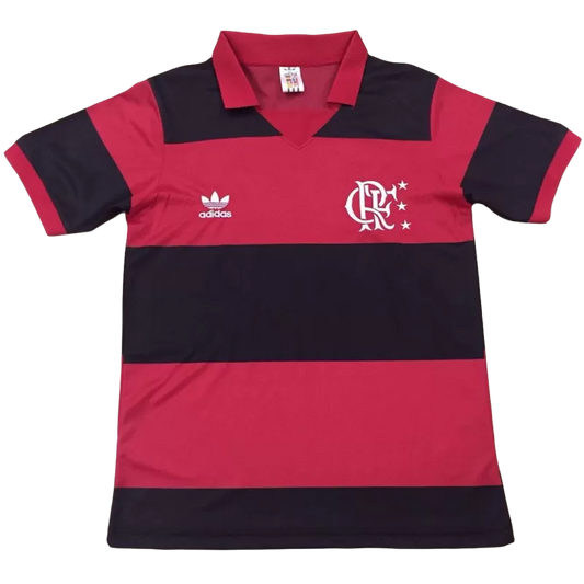Retro 1982 CR Flamengo Home Soccer Jersey