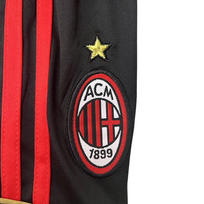 Kids Retro 2006/07 AC Milan Home Soccer Jersey