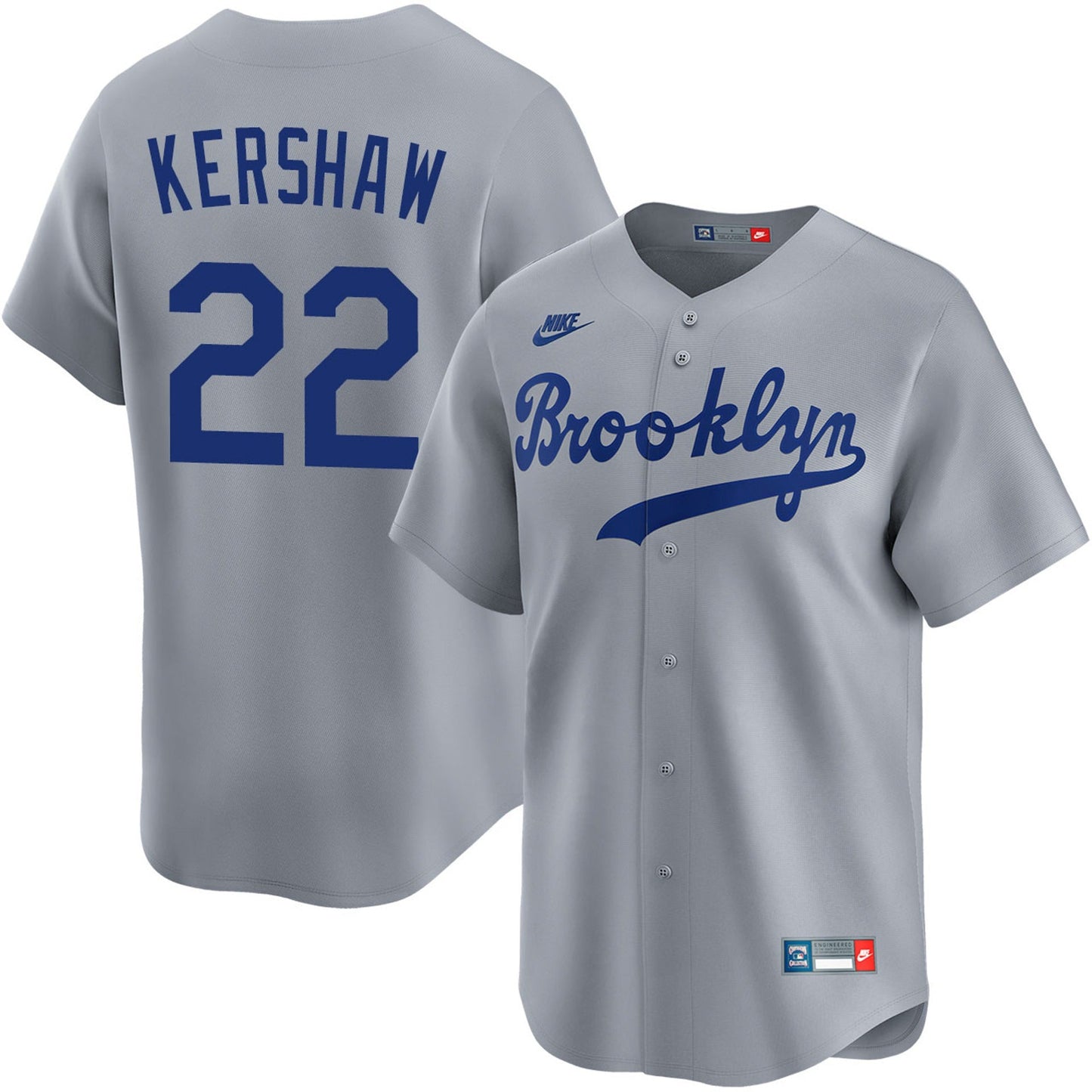 Los Angeles Dodgers Cooperstown Brooklyn Road Jersey
