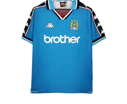 (Ready To Ship) Manchester City Home Retro 97/98