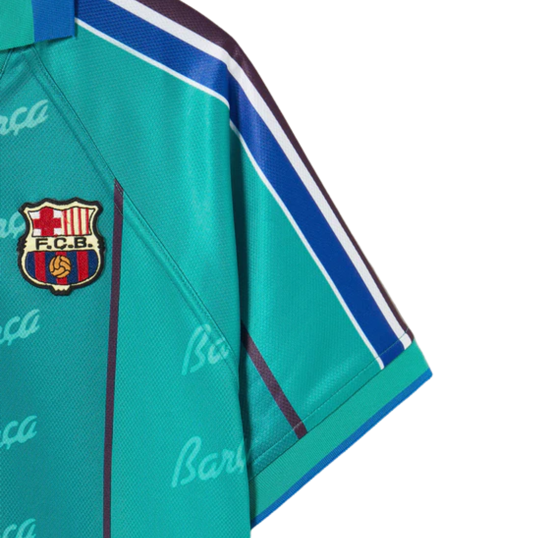 Retro 1995/97 Barcelona Home Soccer Jersey