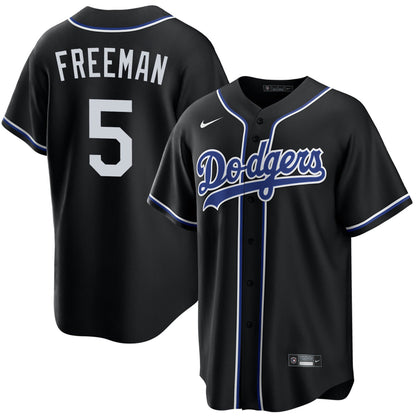Los Angeles Dodgers Black Lights Out Jersey