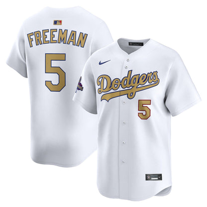 Los Angeles Dodgers Home World Series Champions Gold Jersey