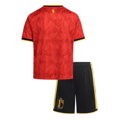 Kids Belgium FIFA World Cup Home Jersey Kit 2026
