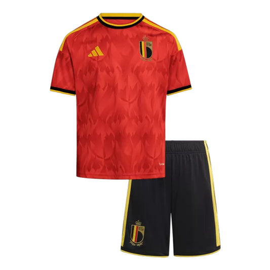 Kids Belgium FIFA World Cup Home Jersey Kit 2026