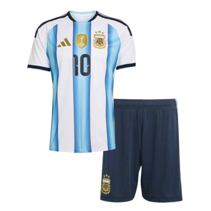 Kids Argentina FIFA World Cup Messi 10 Home Jersey 2026