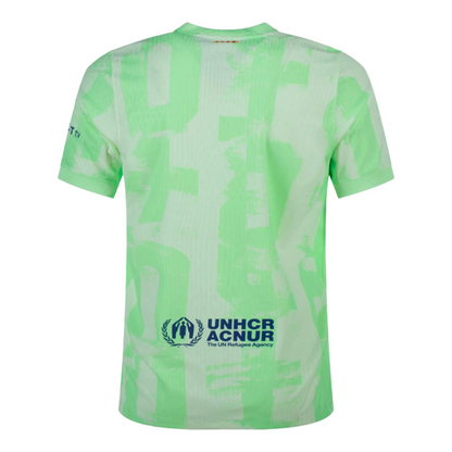 Barcelona Third Away Soccer Jersey 2024/25 - Spotify Logo Without Text