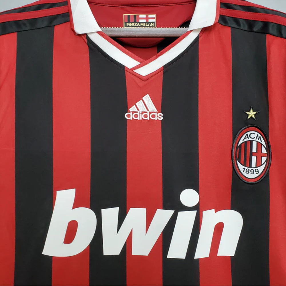 Retro 2009/10 AC Milan Home Soccer Jersey