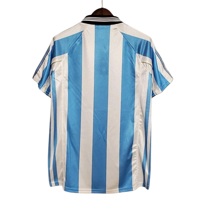 Retro 1998 Argentina World Cup Home Soccer Jersey