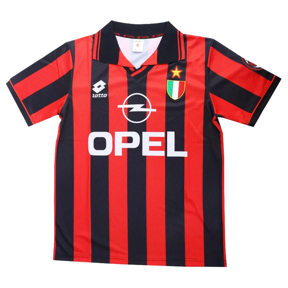 Retro 1996/97 AC Milan Home Soccer Jersey