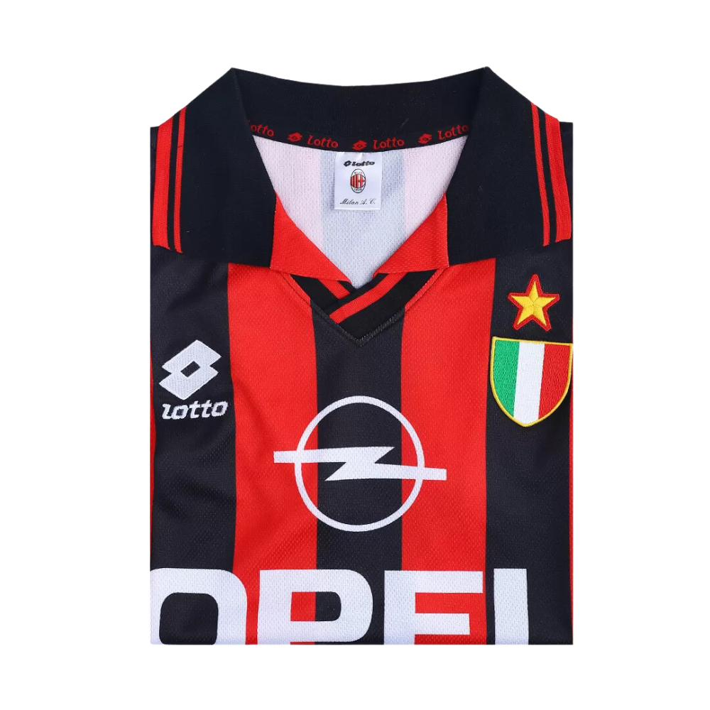Retro 1996/97 AC Milan Home Soccer Jersey