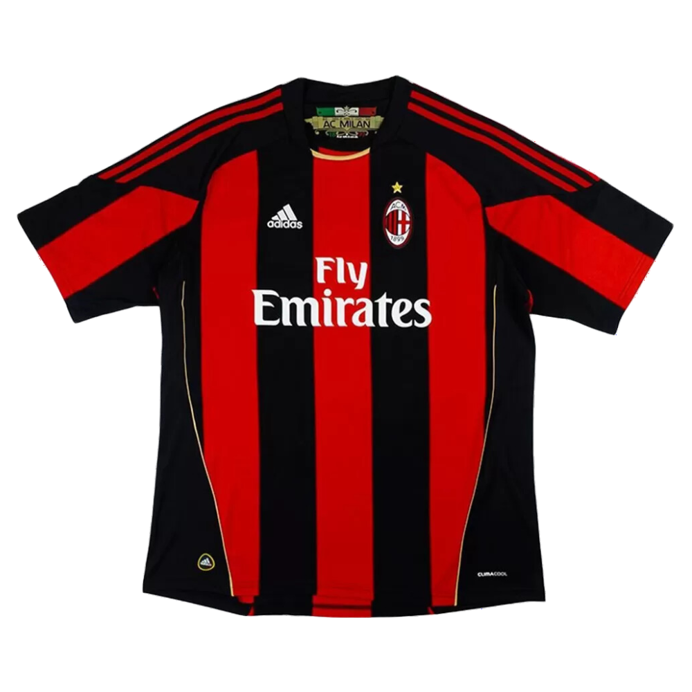 Retro 2010/11 AC Milan Home Soccer Jersey