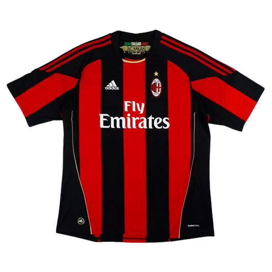 Retro 2010/11 AC Milan Home Soccer Jersey