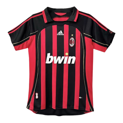 Retro  2006/07 AC Milan Home Soccer Jersey