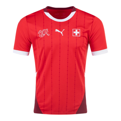 Switzerland Home Soccer Jersey Euro 2024