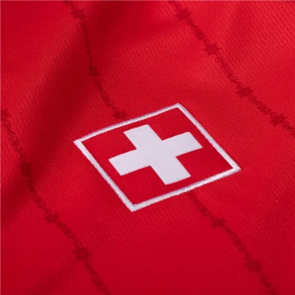 Switzerland Home Soccer Jersey Euro 2024