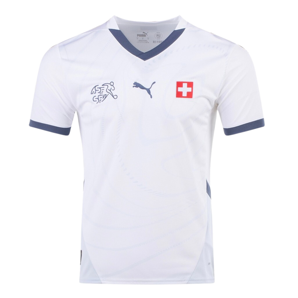 Switzerland Away Soccer Jersey Euro 2024